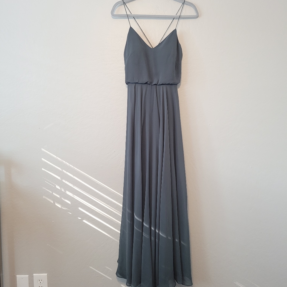 Jenny Yoo Inesse Bridesmaid‎ Dress Storm